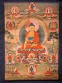 Shakyamuni Buddha with 8 bodhisattvas